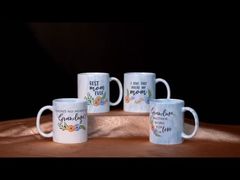 Gift for Mother: Marble Glazed Mugs
